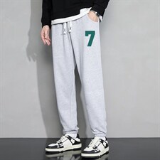 休闲裤男22秋冬新款舒适百搭运动裤潮牌修身工装裤学生卫裤Z917，男装休闲裤，星座815-2