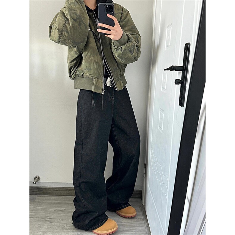 美式复古假两件迷彩外套飞行员夹克连帽棒球服WT963特P95,男装夹克,星座908-1
