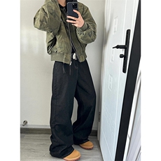 美式复古假两件迷彩外套飞行员夹克连帽棒球服WT963特P95，男装夹克，星座908-1