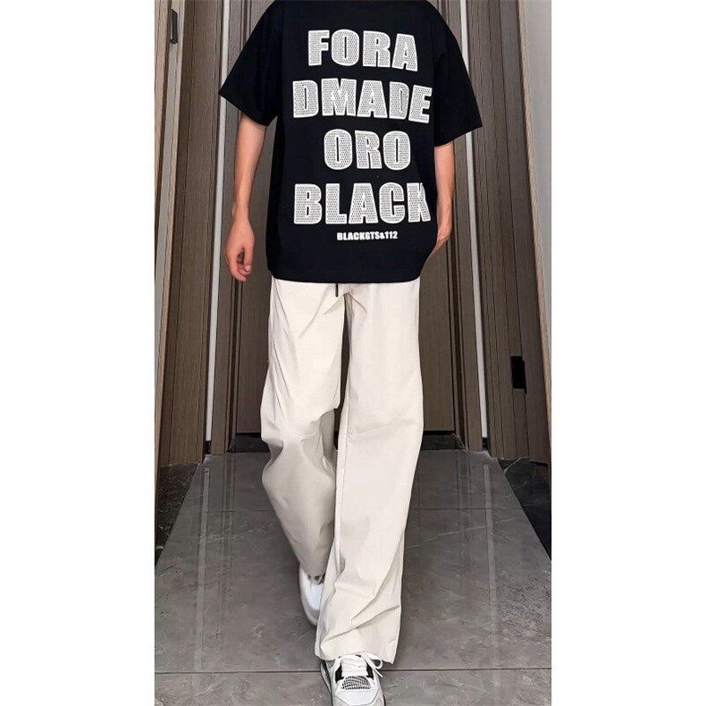 美式简约休闲裤，可送样，A061-AX00712-P50-视频截图,男装休闲裤,电商A061