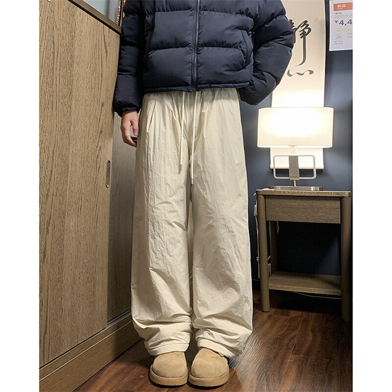 冬季加绒加厚羊羔毛防水防风休闲裤XZ604-K126-P65控88,男装休闲裤,星座604