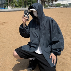 Wt118-P37夏季宽松型冰丝防晒服，男装夹克，星座1501-1