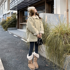 90绒！水洗牛仔羽绒内胆羽绒服工装派克服R2C086-2632P295K448，女装羽绒服，2C086