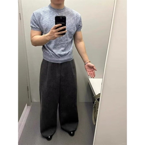 【有货】DT508-P45夏季凉感修身针织短袖男健身显肌肉t恤衫潮图片