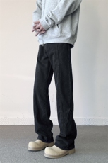 新品四季款特殊剪裁黑色百搭个性男式牛仔裤子8931/P45，男装牛仔裤，星座902A