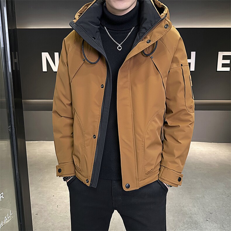 原版高品质有【新标】男羽绒服冬季工装白鸭绒冲锋衣外套男,男装夹克,星座507A（原星座306B-2）