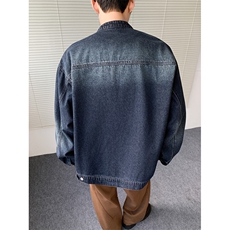 得物二开牛仔水洗美式高街设计感夹克外套男2025秋季JK1272-P80，男装夹克，星座1103-3