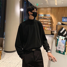 280克德绒打底衫HD1318-TP13不货源足韩风休闲纯色卫衣，男装T恤，电商A102