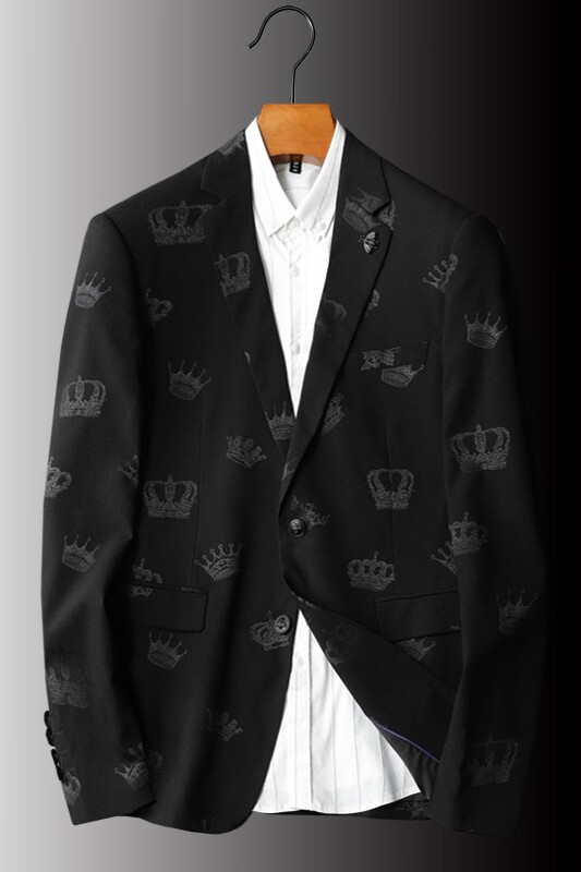 【挂拍】2021男士新款印花单西西装上衣外套C787P165,男装西服,电商D225