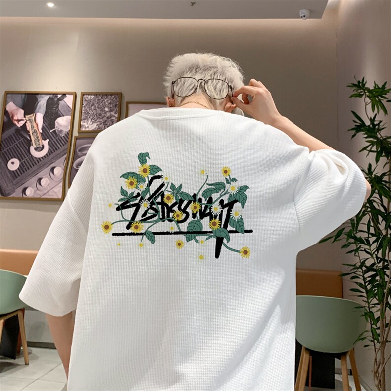 量大优！供视频！港风华夫格短袖T恤半袖男HT217-特P18,男装T恤,电商B367