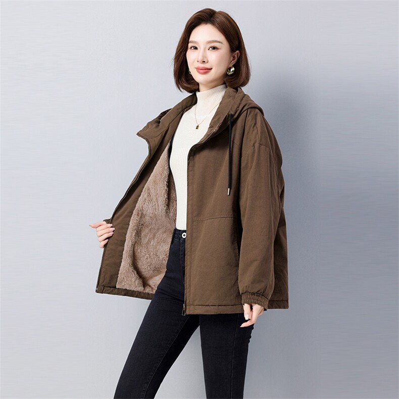 2024冬季加厚保暖纯棉款派克服911款,女装派克服,秋牧寒烟