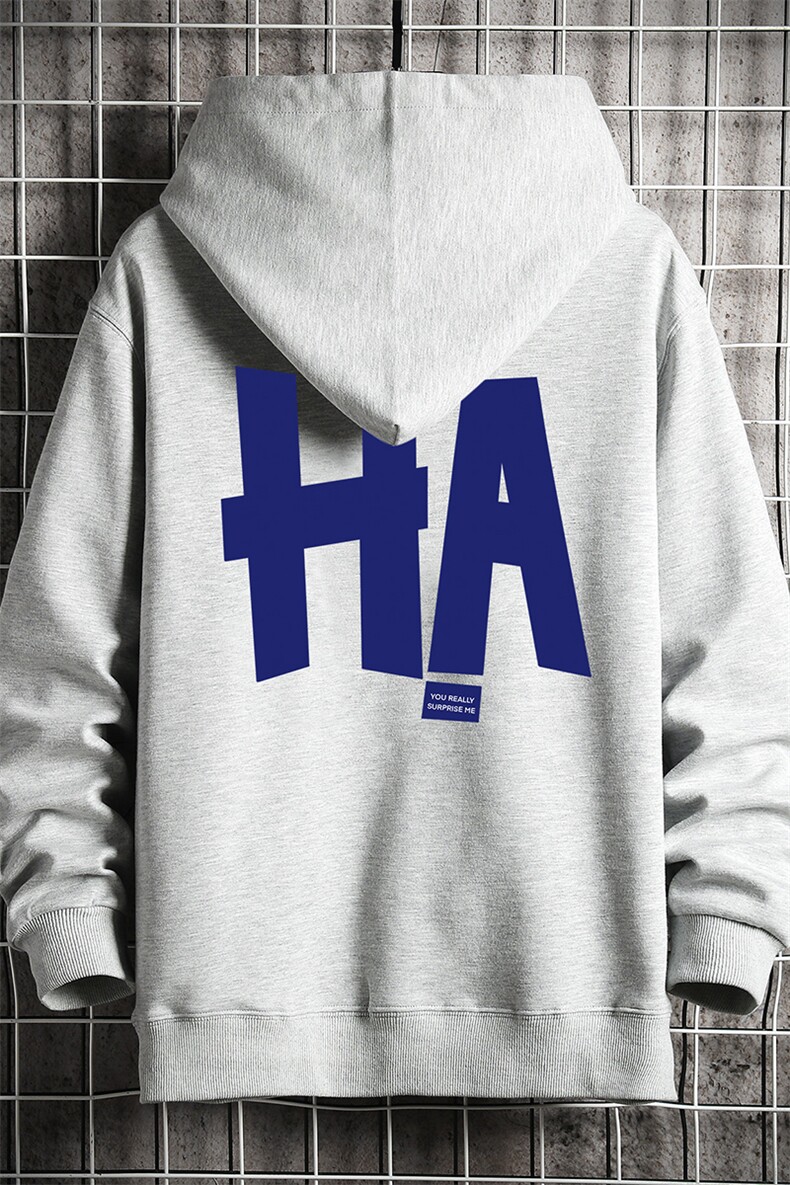 KS21258-P38连帽开衫卫衣男运动外套大码班服网格,男装卫衣,电商A040A