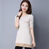 卫衣/绒衫长袖套头2021年秋季口袋宽松圆领，女装卫衣/绒衫，秋牧寒烟