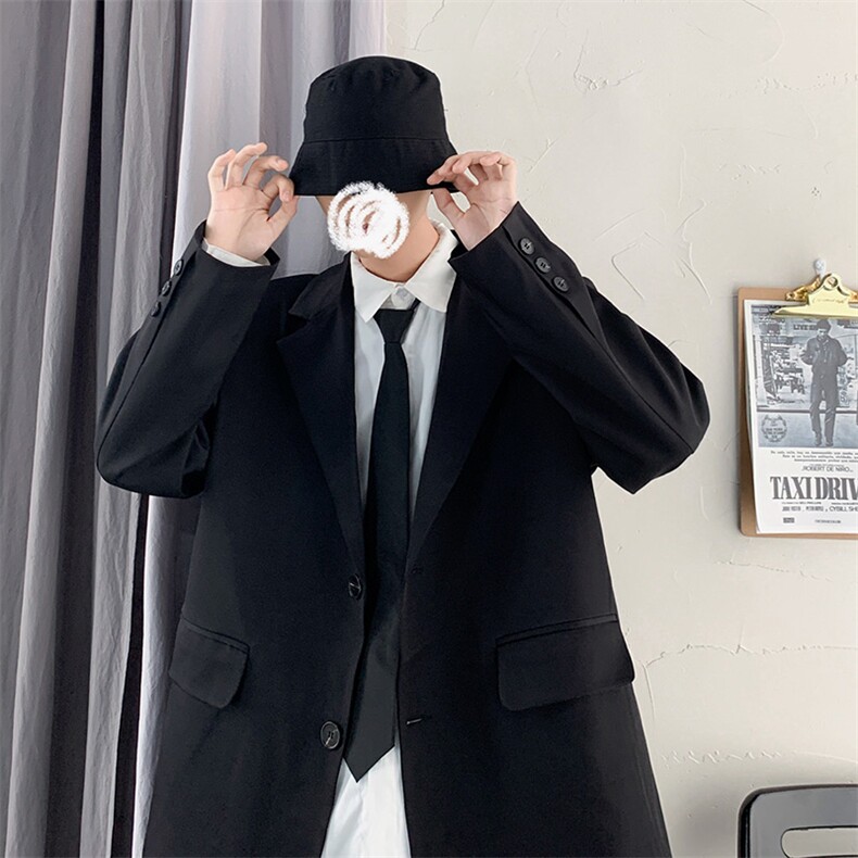 秋季休闲小西服男装外套西服男XF001-P70控128黑色尺码到4XL,男装西服,星座210-1