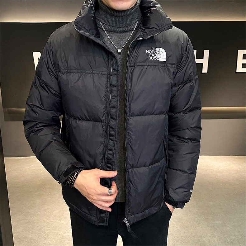 2025冬季标50绒男立领时尚帅气潮流保暖拼接羽绒服YR8087-P175图片