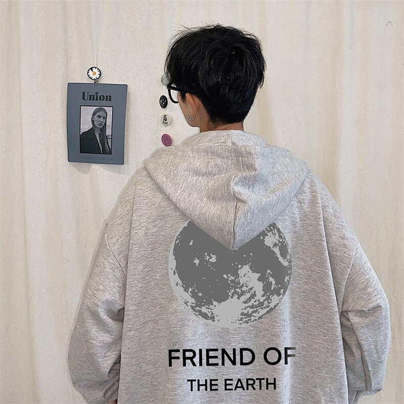 KS21254-P38连帽开衫卫衣男运动外套大码班服,男装卫衣,电商A040