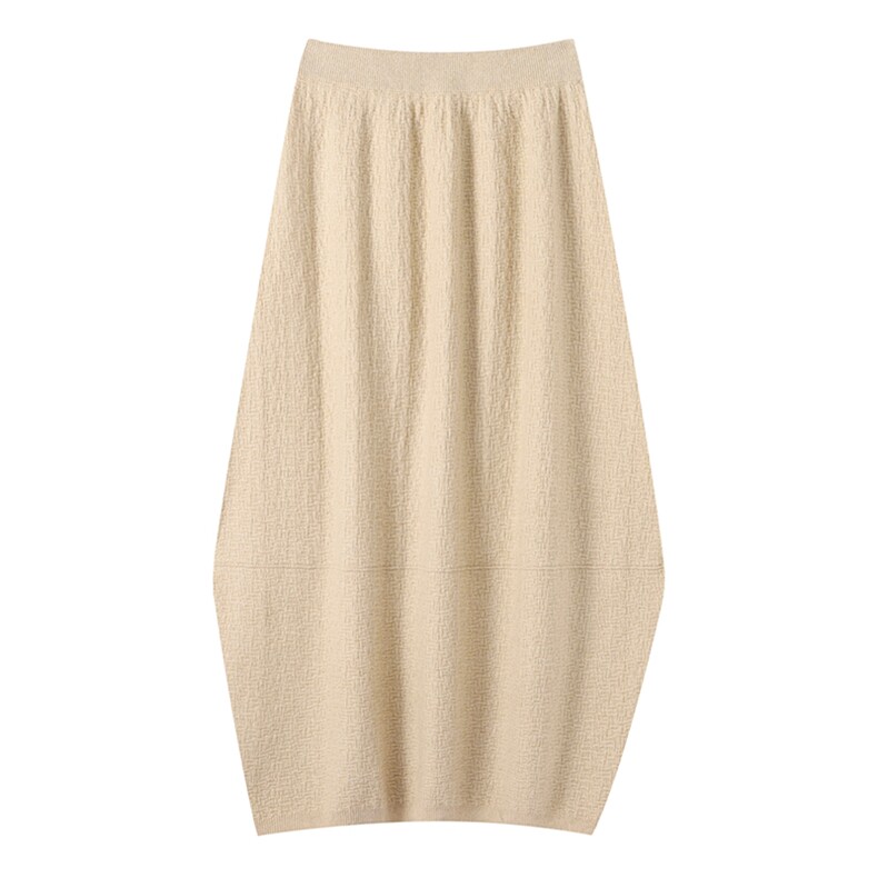 2025年秋季中腰中长款时尚百搭通勤半身裙，女装半身裙，美够羊绒