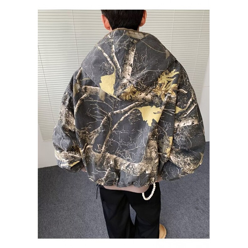 秋冬新款男土棉袄冬季废墟迷彩户外劳保连帽工作棉衣棉服干活,男装棉衣,星座506A