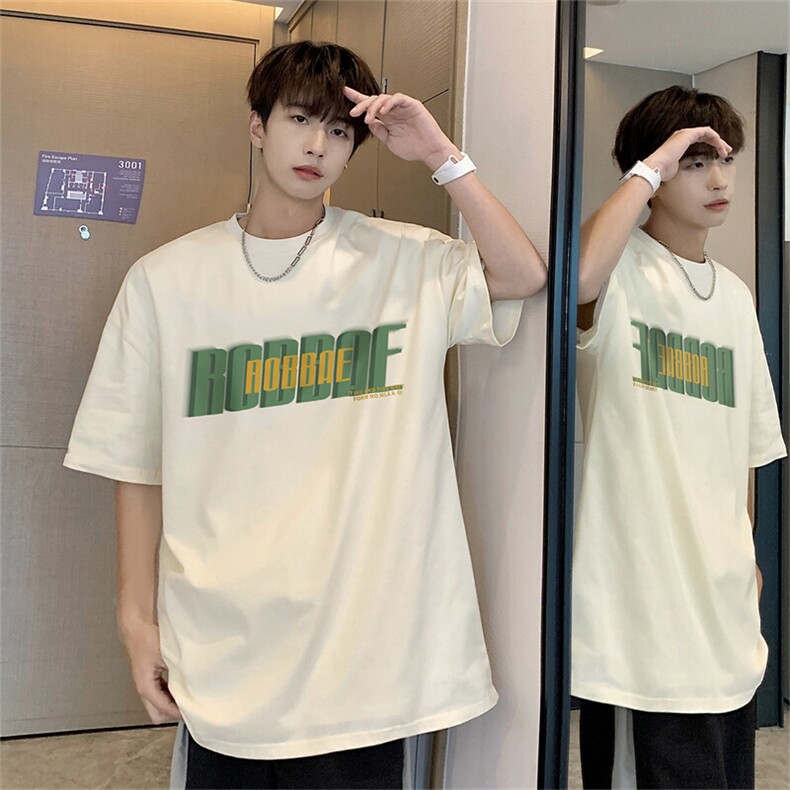 纯棉短袖体恤宽松百搭半袖T恤1209-1-T22-P30现货不缺货，男装T恤，星座1209-1