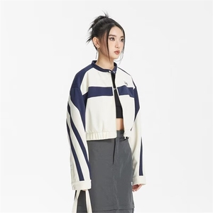 2025秋季新款美式风街头棒球服休闲短外套时尚减龄洋气夹克上衣图片