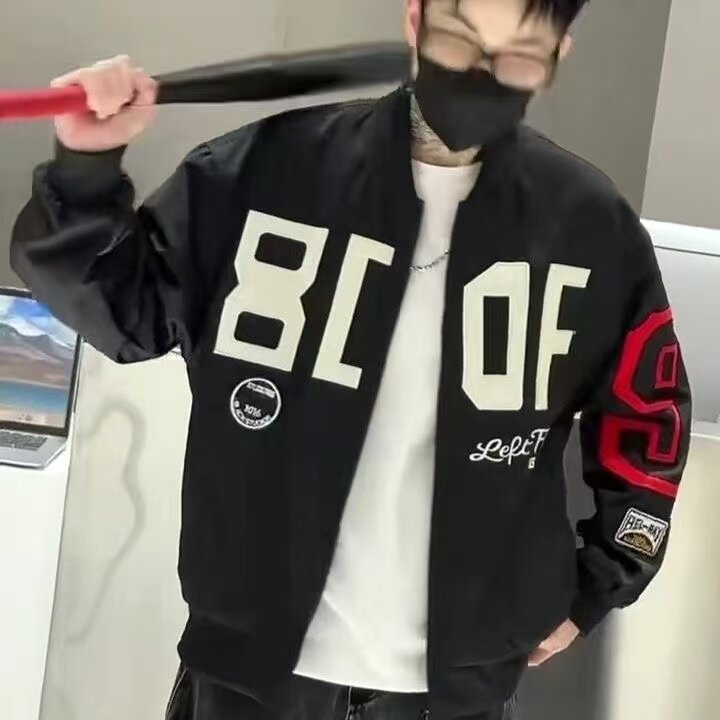 1506-1/JM5041/P64美式复古vibe刺绣夹克外套秋季新款机车飞行员,男装夹克,星座1506-1