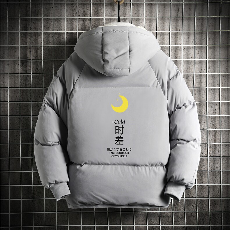 MY16047-P100加厚加绒连帽衣男大码服男面包服男网格挂拍,男装棉衣,电商A040A