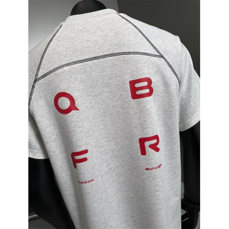 CoosRetro美式复古7A抗菌字母速干凉感运动短袖T恤夏男女休闲上衣,男装T恤,四季星座505