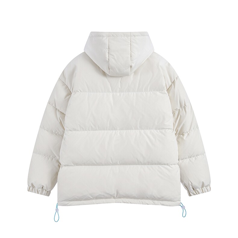 白底平铺新款纯色连帽保暖面包服情侣棉衣A247-MY150特批75,男装棉衣,电商A247