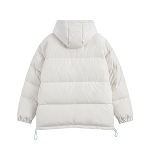 白底平铺 新款纯色连帽保暖面包服情侣棉衣A247-MY150特批75图片