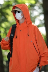 秋冬季上新冲锋衣大码桔色潮酷宽松工装风男夹克外套-JK02-P78，男装夹克，星座716-1