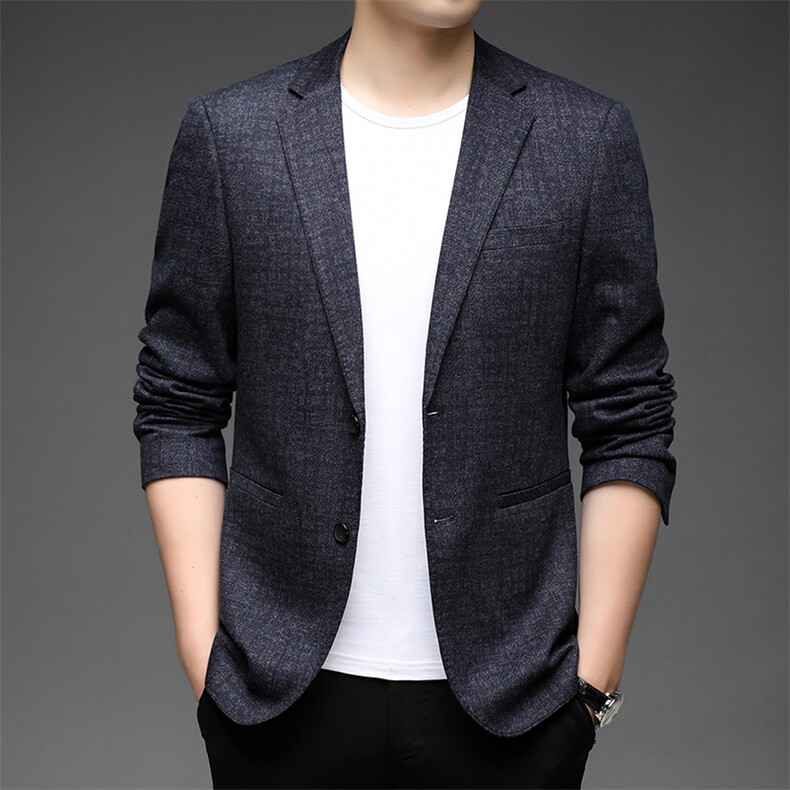 Y3320钱塘2020-2中年男士秋冬季新款时尚休闲百搭简约西服P152,男装西服,钱塘207-2
