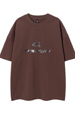 1白底银色立体四芒星印花大码M-5XL短袖T恤男DT77776P23块控特45，男装T恤，星座226-2