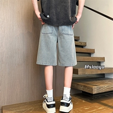 XZ616夏季星空纹设计款肌理感休闲牛仔短裤TY2457特P35，男装牛仔裤，星座512A（原616）
