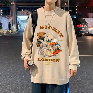 M18216-P45 加绒款-P65半高领毛衣男士大码针织衫男毛线衣男图片