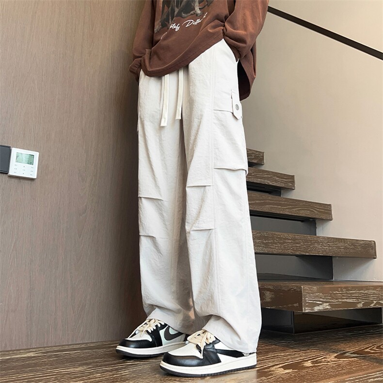 春季新款工装裤男款美式潮牌直筒阔腿裤子宽松休闲长裤K515-P48,男装工装外套,星座308B-2