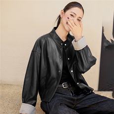 【秋季女装新款】大量现货欧美复古短款皮衣外套，女装皮衣，魅衣本色