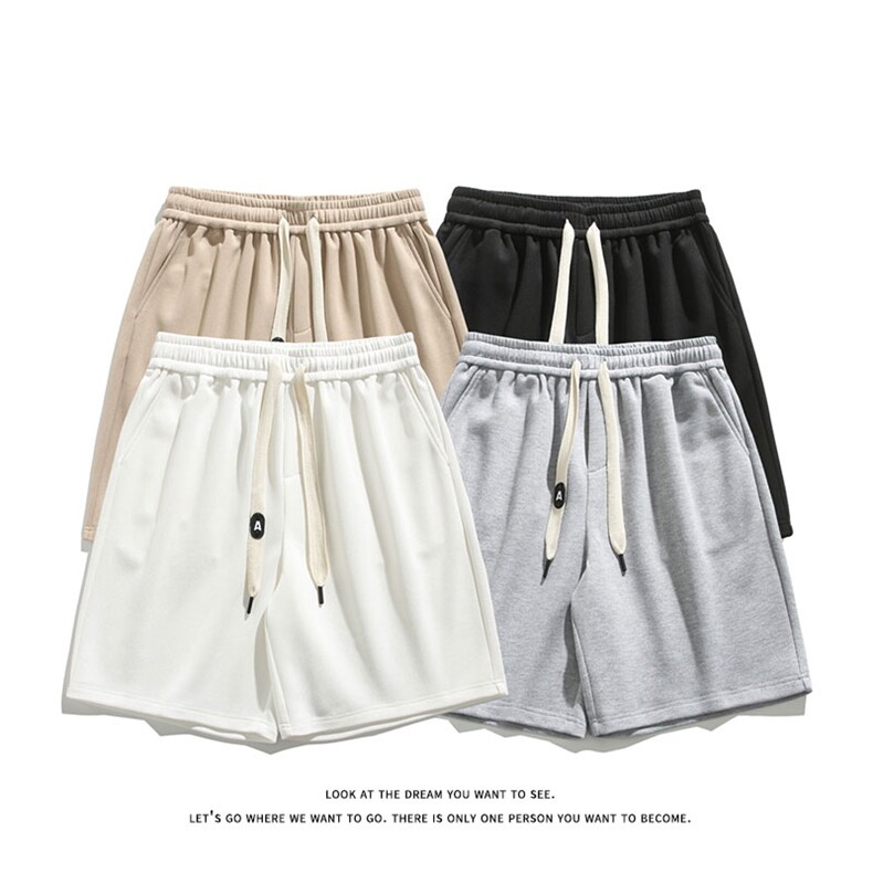 夏季潮大码宽松直筒抽绳松紧腰五分裤休闲短裤DK8511-P21【特价】图片