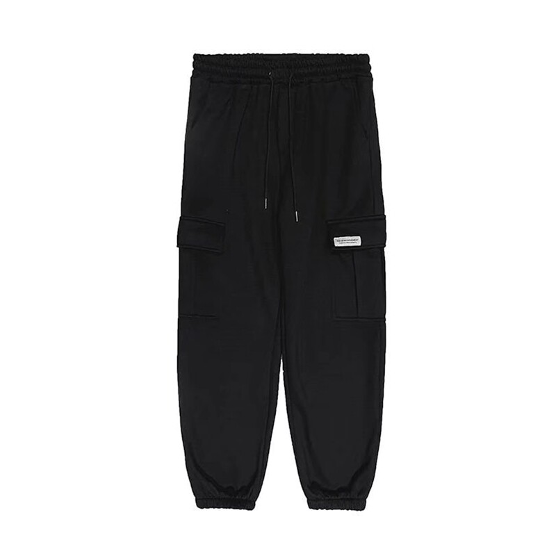 冬季加厚工装裤男宽松休闲裤潮牌运动裤束脚卫裤8631-p35加绒40,男装休闲裤,星座1008-1
