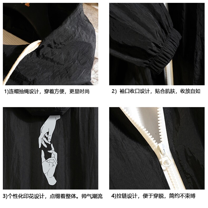 FS63147-P55薄款防晒衣男透气防紫外线钓鱼外套冰丝防晒服,男装夹克,电商A040A