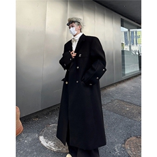 长款男装呢料呢子毛呢风衣冬季西装领呢子大衣XZ514-2-FY24-P138，男装毛呢大衣，星座514-2(原B239)