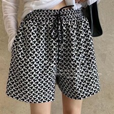 夏季新款韩版休闲千鸟格洋气短裤，其它，L·H·X