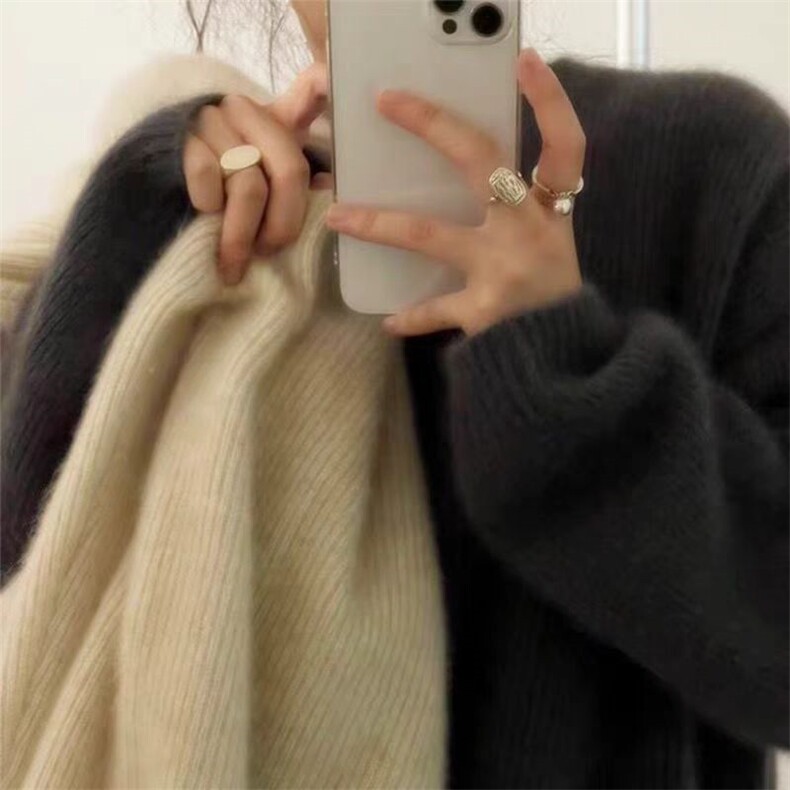 女士秋冬羊毛衫羊毛简约时尚保暖,女装羊毛衫,冀清阳荣