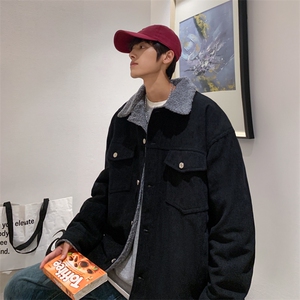 主推冬款灯芯绒加厚棉服男潮大码保暖棉衣XZ109-P105图片