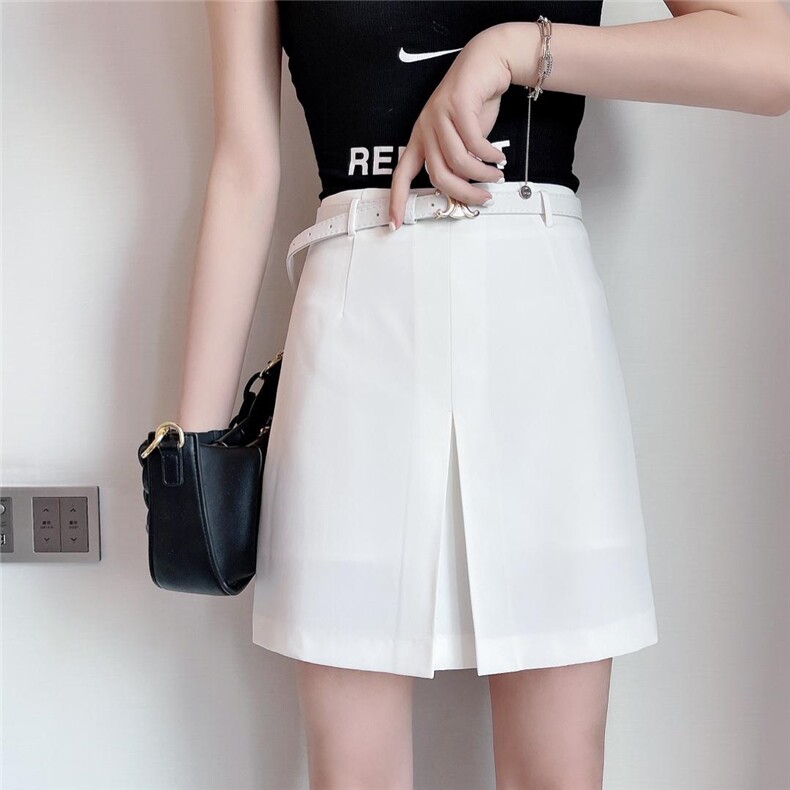 夏款腰带短裙，女装，秀禾