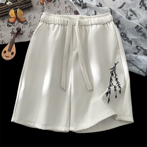 量大优 供视频 冰丝风刺绣短裤 DK18 m-5XL 特P25图片