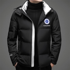 2023新款冬装羽绒服中青年男士加厚保暖防寒连帽外套AJYD607-P215，男装羽绒服，电商B212（原钱塘6029）