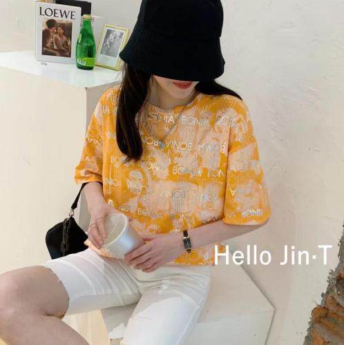 大版满印字母T，女装，IEC