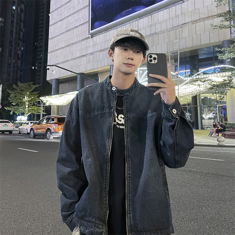 A1008P75秋冬新款青年男生休闲日系港风潮男外套夹克,男装夹克,星座512-6