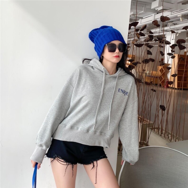 戴帽卫衣，女装卫衣/绒衫，泽妤