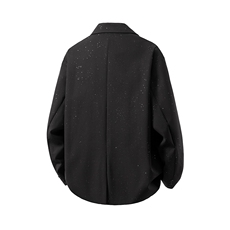 立体白底96%聚酯纤维4%氨纶满天星西服男西装男XF77871P85控138，男装西服，星座227-7